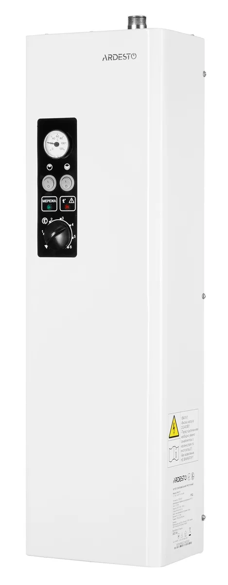 Електричний котел ARDESTO 15 кВт 380V одноконтурний з вбудованим насосом.