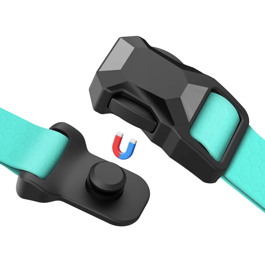 Нашийник WAUDOG Magnet водостійкий 20 мм 28-40 см Collartex тіффані