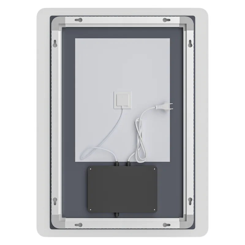 Зеркало настенное LED Touch димер 80x60 см безмедное стекло 5 мм антифог