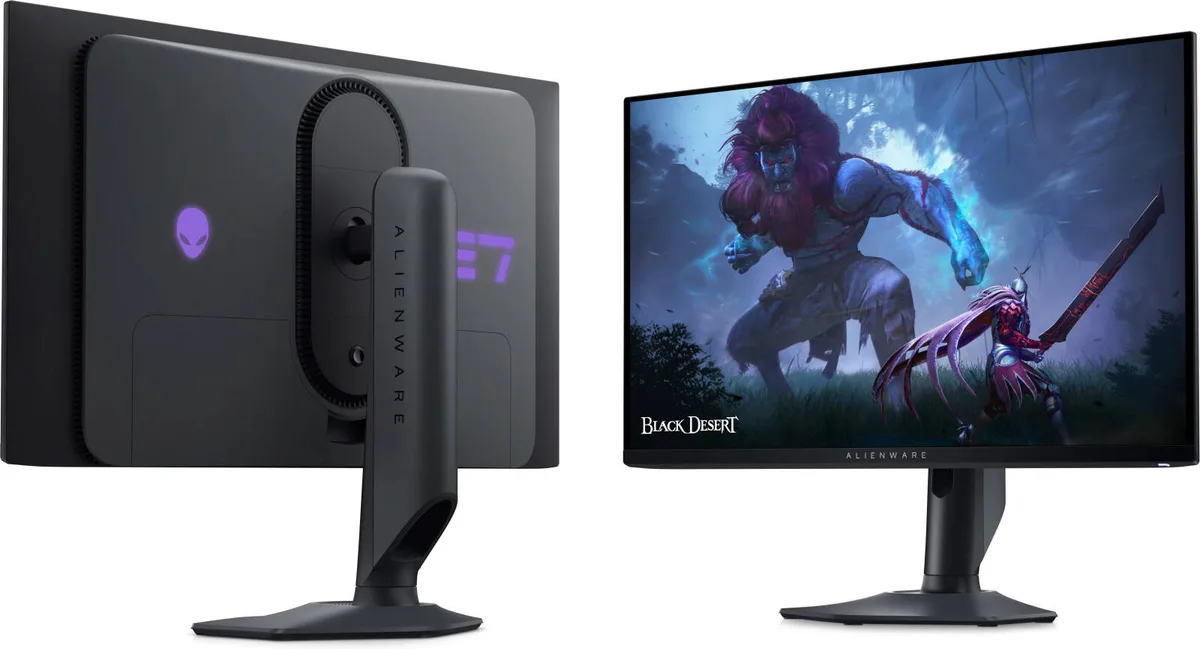 Монітор Dell QD-OLED 27 дюймів 2560x1440 360Hz чорний