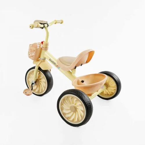 Велосипед триколісний Best Trike для дітей з кошиками та світлом для прогулянок.