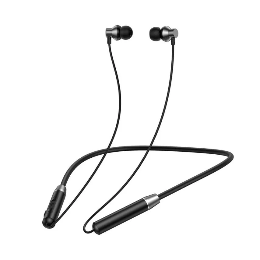 Навушники Bluetooth XO метал силікон чорні