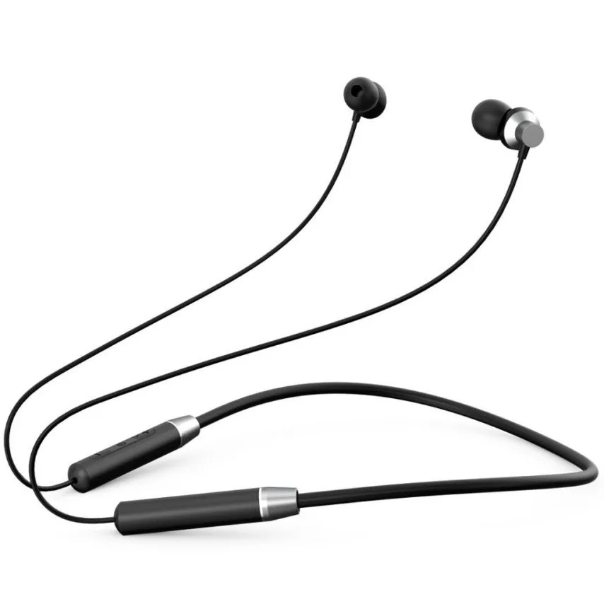 Навушники Bluetooth XO метал силікон чорні