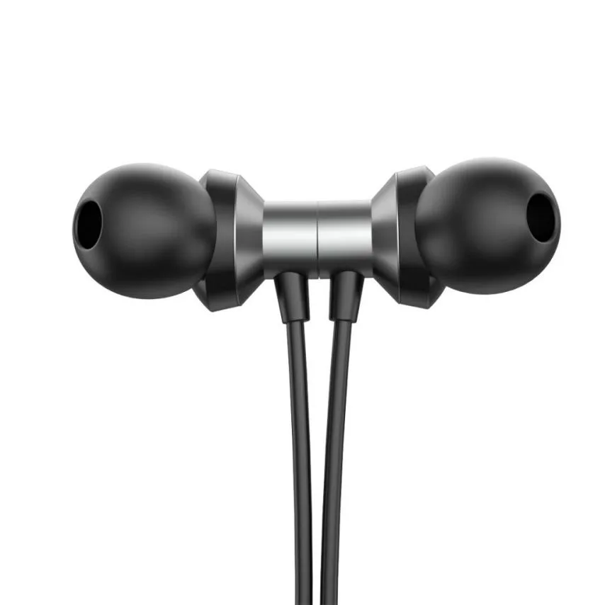 Навушники Bluetooth XO метал силікон чорні