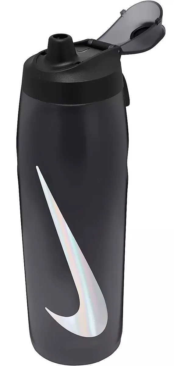 Пляшка Nike 946 мл TPE антрацит чорний сріблястий