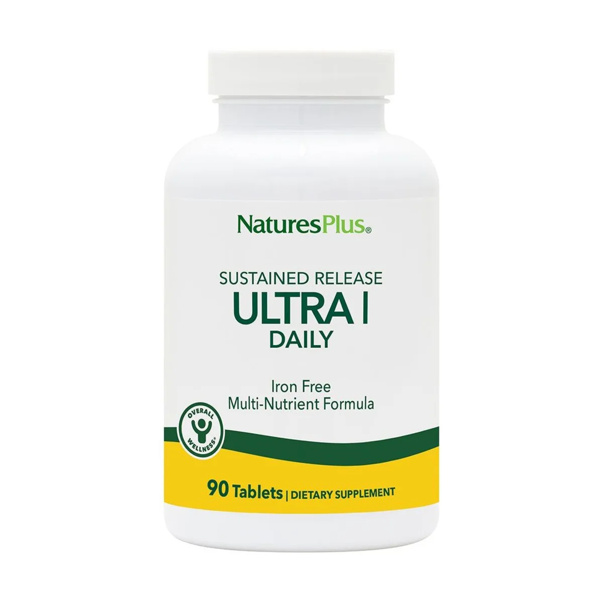 Nature's Plus Ultra I Multi Iron-Free таблетки 90 шт без заліза для вегетаріанців