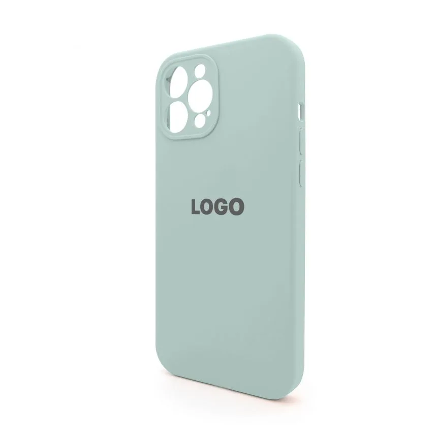 Чохол Silicone Case для смартфонів силіконовий 12 Pro Max бірюзовий