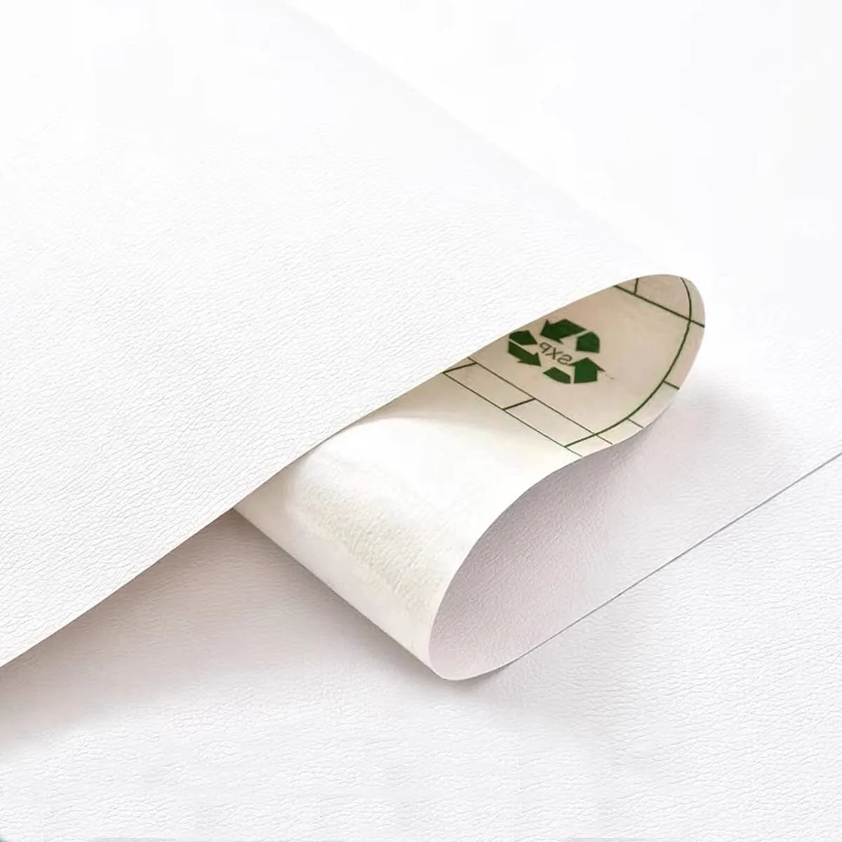 Самоклеюча екошкіра 1,37х1 м 0,5 мм PVC PU Біла