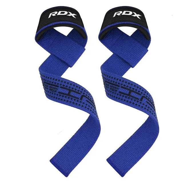 Лямки для тяги RDX Cotton 20,5х1,5 см Сині