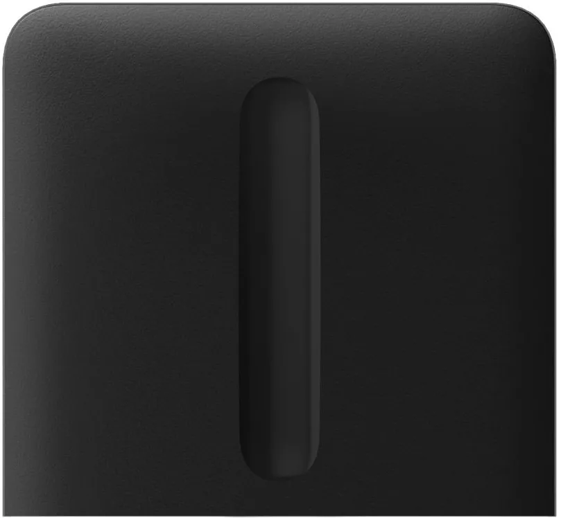 Кнопка бічна для одноклавішного вертикального вимикача димера Ajax SideButton Vertical Dimmer 1-gang 2-way for LightSwitch, Jeweler, бездротовий, чорний