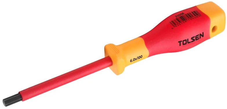 Діелектрична шестигранна викрутка Tolsen Premium, H5х75мм.