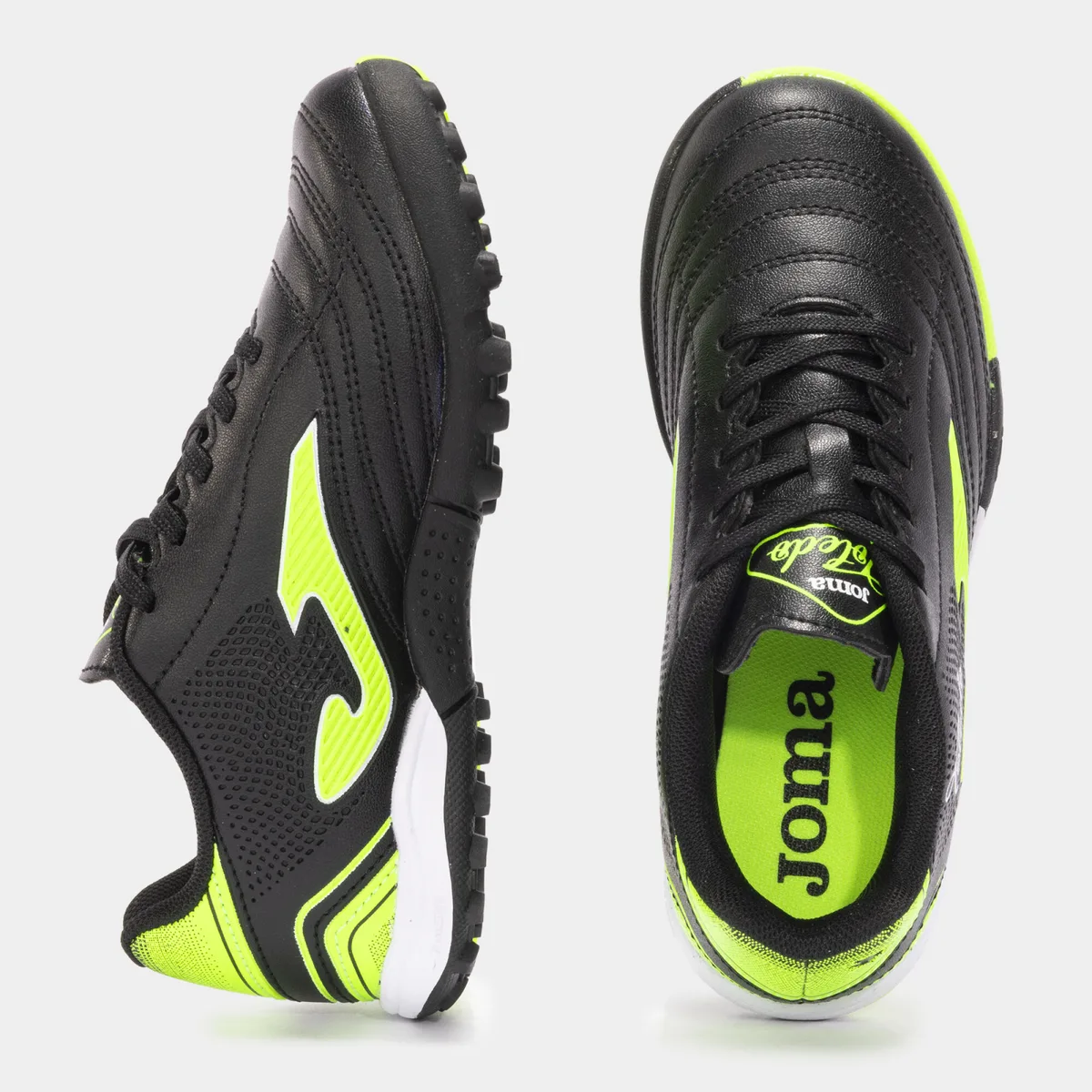 Сороконіжки Joma фібіртек 38 чорні дитячі для футболу