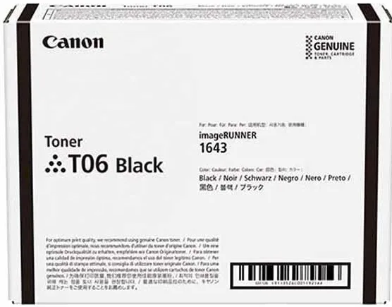 Картридж Canon T06 iR1643 series/ Black (20500 стор)