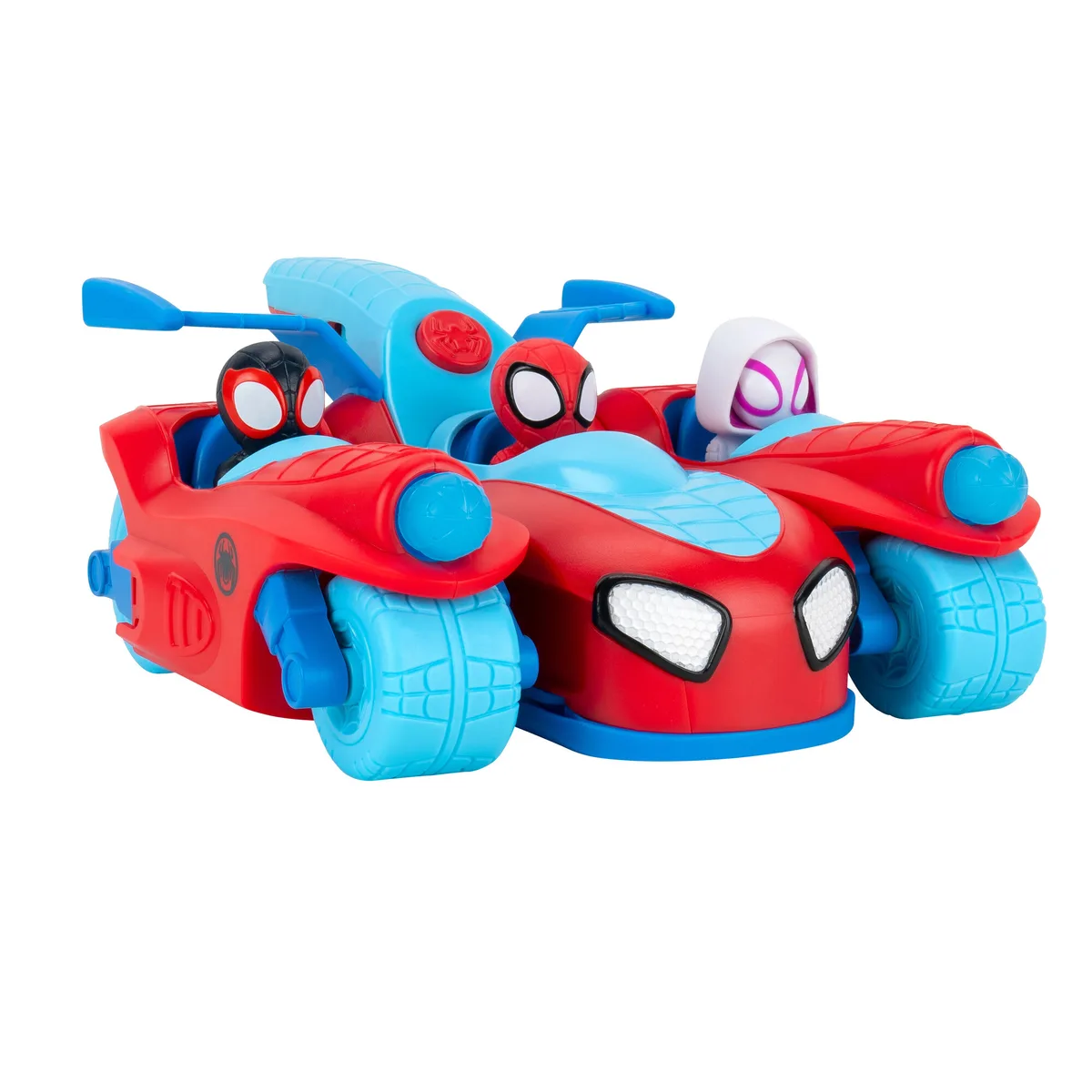 Ігровий набір 3 в 1 Spidey Deluxe Feature Vehicle Спліт команда Спайді (Spidey Team Split Racer)