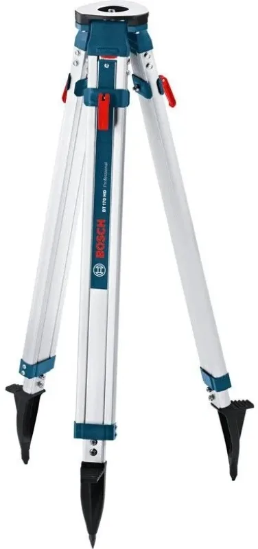 Штатив Bosch Professional алюмінієвий для нівелірів 107-165 см 5/8 дюйма для геодезії та будівництва
