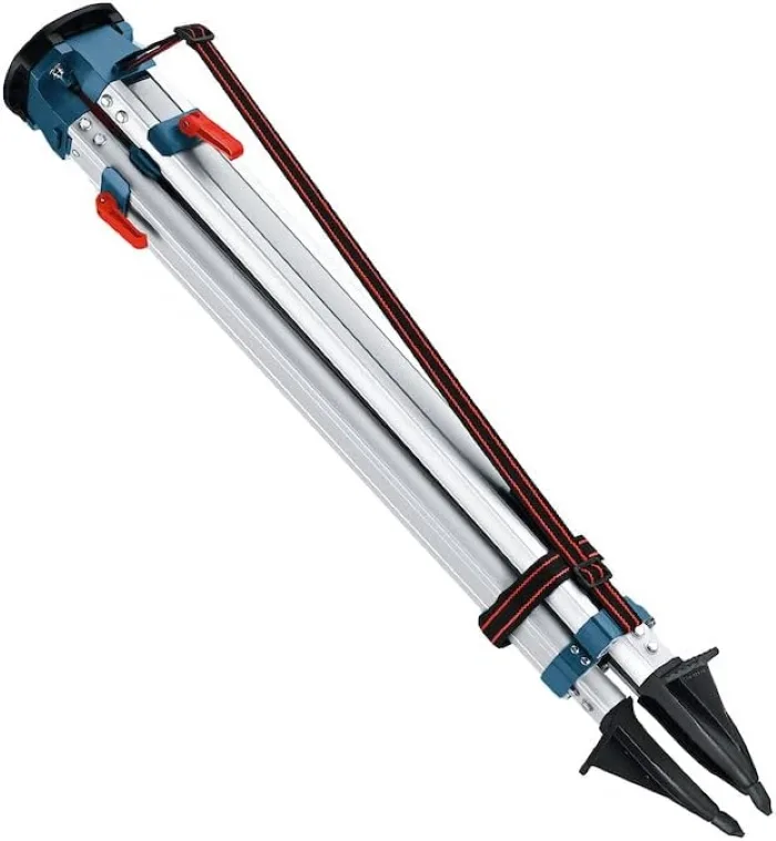 Штатив Bosch Professional алюмінієвий для нівелірів 107-165 см 5/8 дюйма для геодезії та будівництва