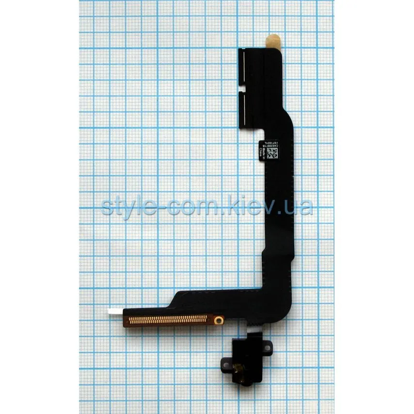 Шлейф наушников для Apple iPad 4 черный Original Quality