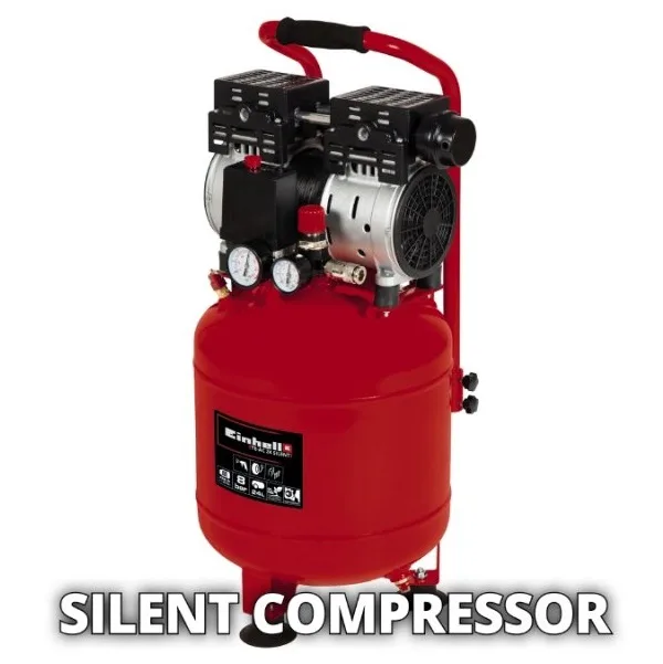 Воздушный компрессор Einhell 750 Вт безмасляный 24 л 135 л/мин 8 бар
