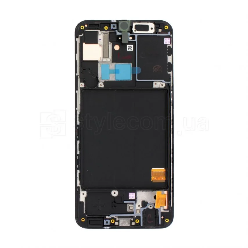 Дисплей Samsung AMOLED 5,9 дюймів чорний з тачскріном і рамкою Service Original