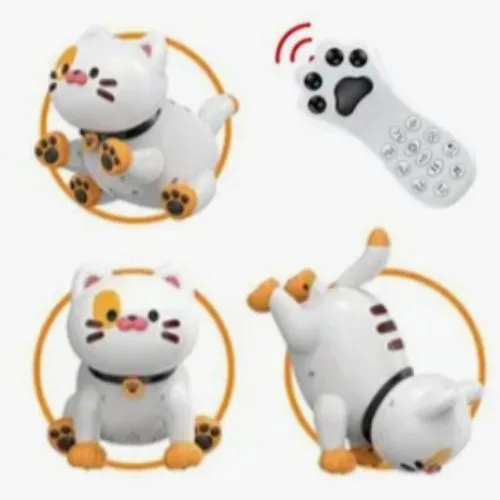 Радіоуправляємий котик LE NENG TOYS інтерактивний різнокольоровий