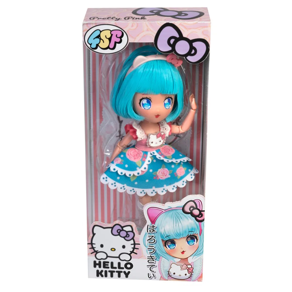 Лялька 4SF Manga Dolls комбіновані матеріали 19,5 см Рожева