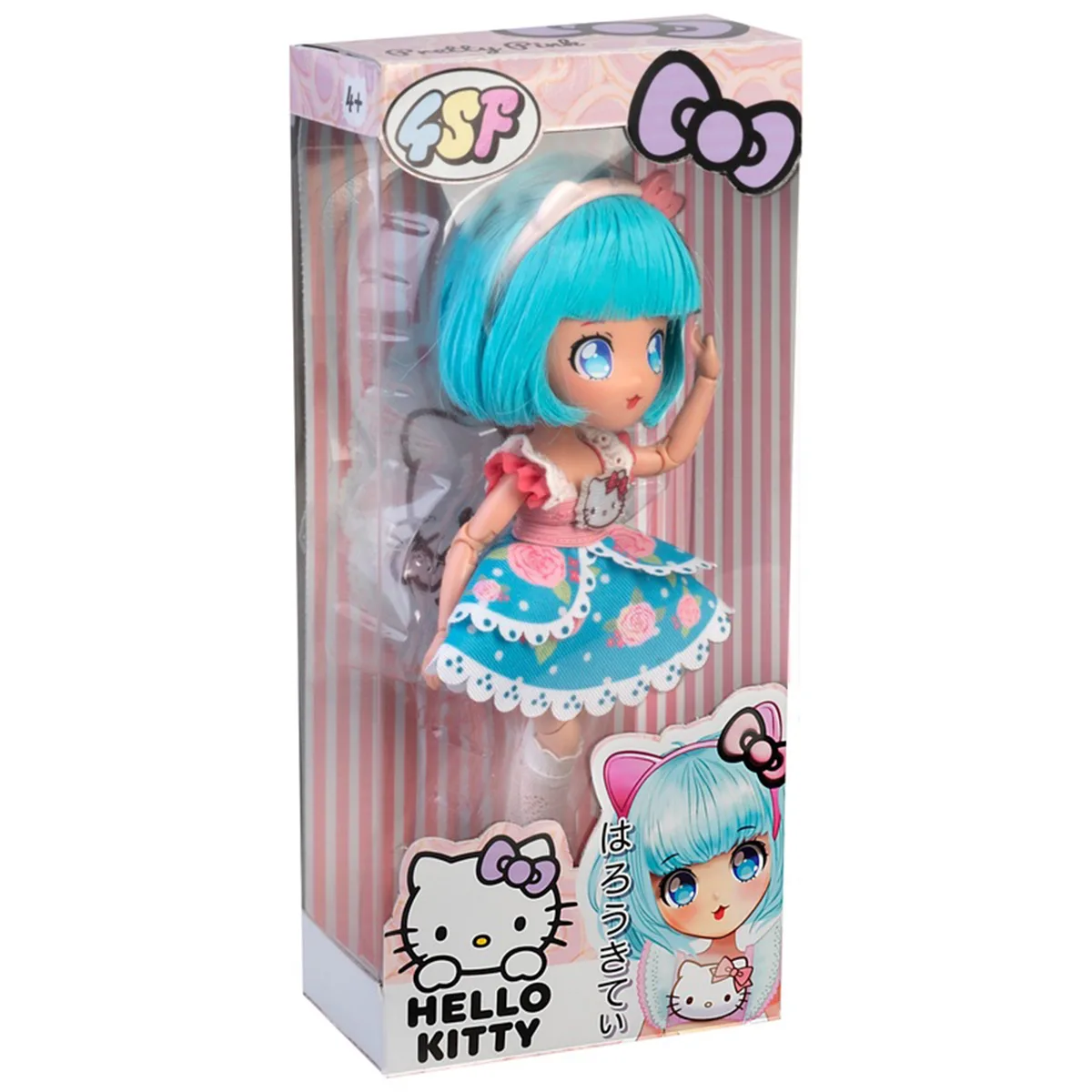 Лялька 4SF Manga Dolls комбіновані матеріали 19,5 см Рожева