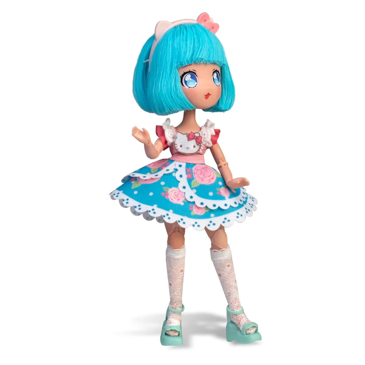 Лялька 4SF Manga Dolls комбіновані матеріали 19,5 см Рожева