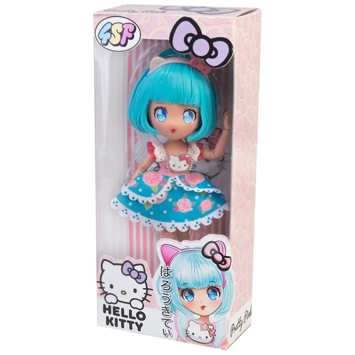 Лялька 4SF Manga Dolls комбіновані матеріали 19,5 см Рожева