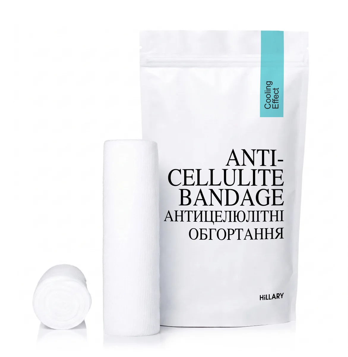 Курс охолоджуючих антицелюлітних обгортань для тіла Hillary Anti-Cellulite Pro cooling effect (6 уп.)