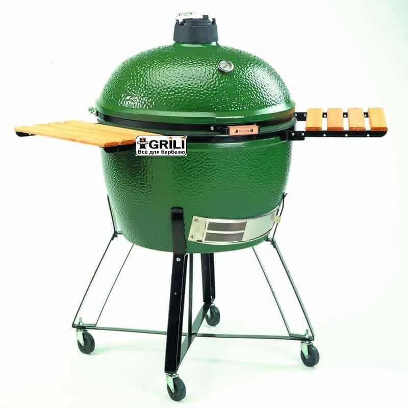 Керамічний вугільний гриль Big Green Egg 61 см зелений