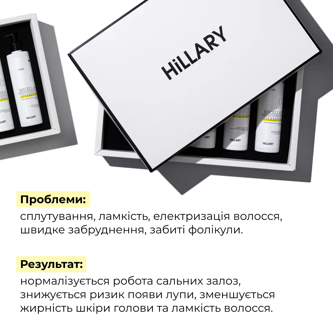 Комплекс для всіх типів волосся Hillary Perfect Care Hair Nori