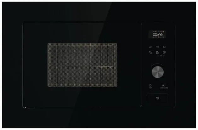 Вбудована мікрохвильова піч Gorenje, 20л, електронне управління, 800Вт, функція гриля, дисплей, чорний.