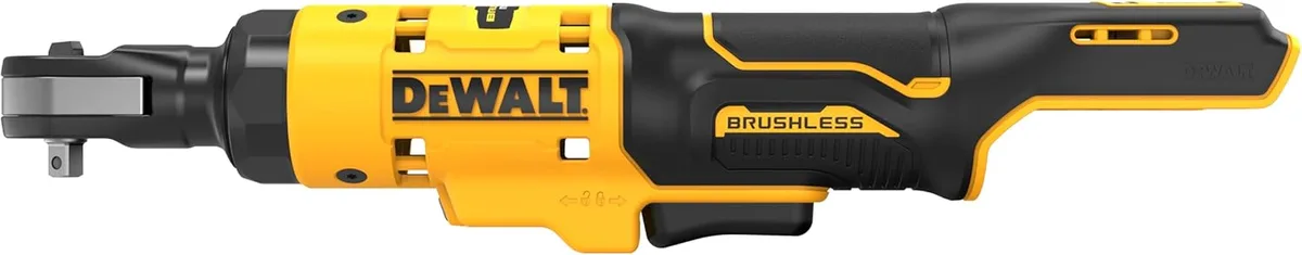 Акумуляторна тріскачка DeWalt XR Li-Ion 12В, 54Нм, 250об/хв, 1/4", 0.75кг, без батареї та зарядного пристрою.