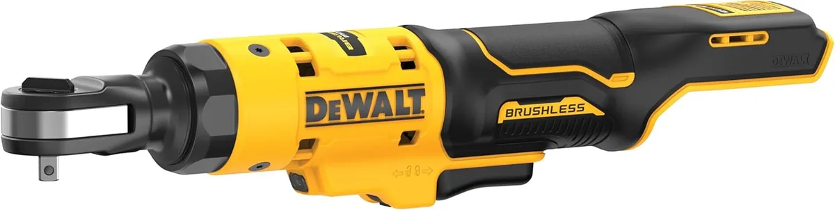 Аккумуляторная трещотка DeWalt XR Li-Ion 12В, 54Нм, 250об/мин, 1/4", 075кг, без батареи и зарядного устройства