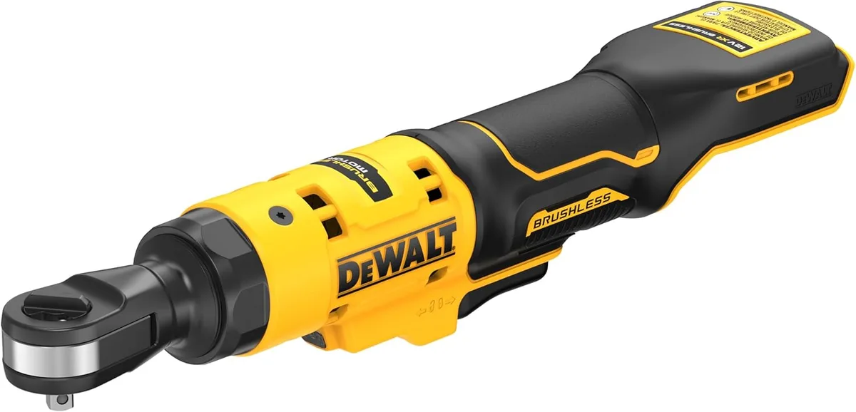 Аккумуляторная трещотка DeWalt XR Li-Ion 12В, 54Нм, 250об/мин, 1/4", 075кг, без батареи и зарядного устройства