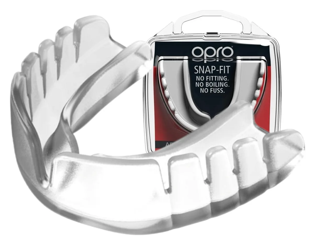 Капа OPRO термопластик взрослая Clear 11+