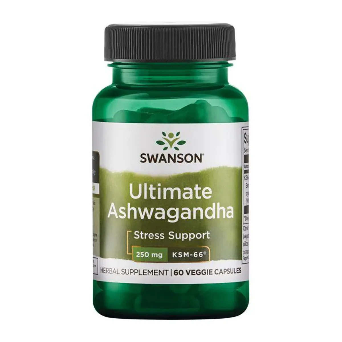 Swanson Ultimate Ashwagandha KSM-66 250 мг 60 вегетаріанських капсул