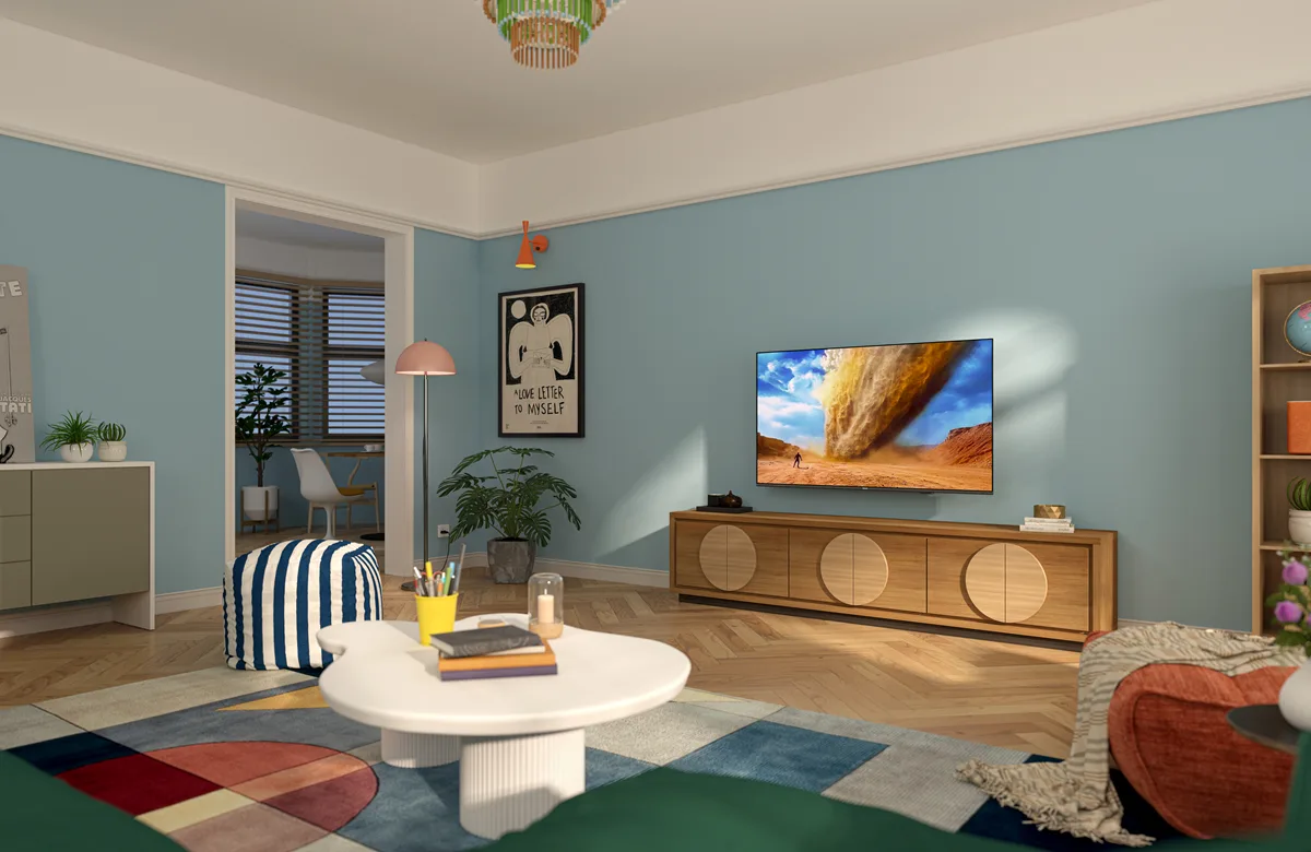 LED-телевізор Philips QLED 50 дюймів UHD Чорний