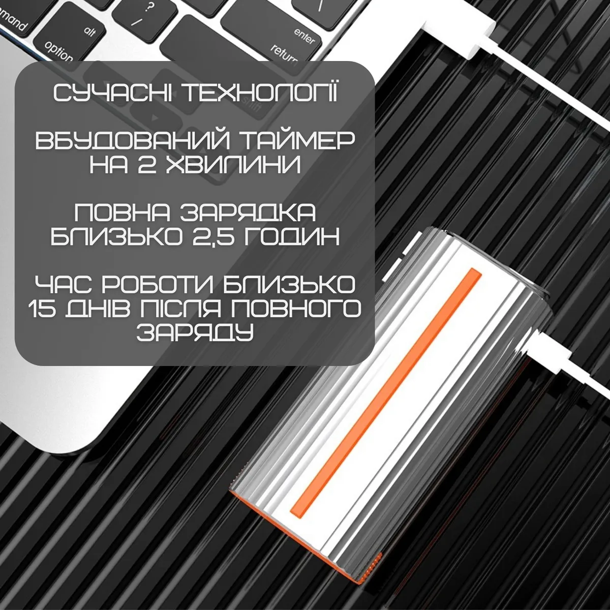 Бездротовий іригатор NiceFeel FC3980 портативний 3 режими 130 мл чорний