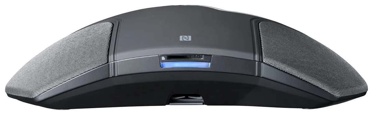 Конференц телефон IP Panasonic KX-HDV800RU 1xFE LAN, 1xUSB Mini-B, 3xRJ11, BT, NFC, SIP, PoE, монохромний дисплей