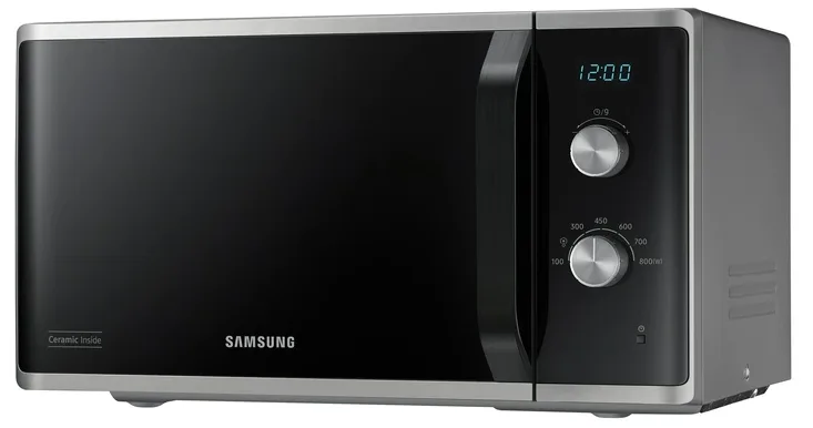 Мікрохвильова піч Samsung 23 л Емаль Срібляста 800 Вт