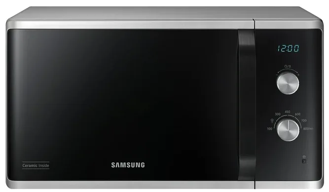 Мікрохвильова піч Samsung 23 л Емаль Срібляста 800 Вт