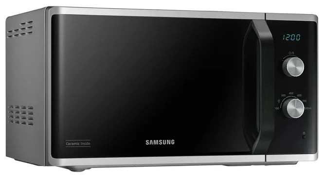 Мікрохвильова піч Samsung 23 л Емаль Срібляста 800 Вт