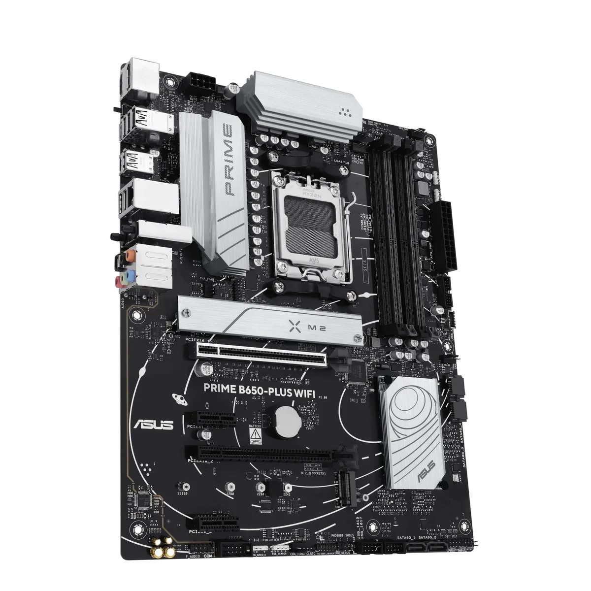 Материнcька плата ASUS PRIME B650-PLUS WIFI sAM5 B650 4xDDR5 M.2 HDMI DP Wi-Fi BT ATX