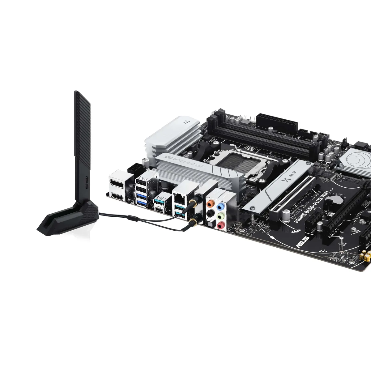 Материнcька плата ASUS PRIME B650-PLUS WIFI sAM5 B650 4xDDR5 M.2 HDMI DP Wi-Fi BT ATX