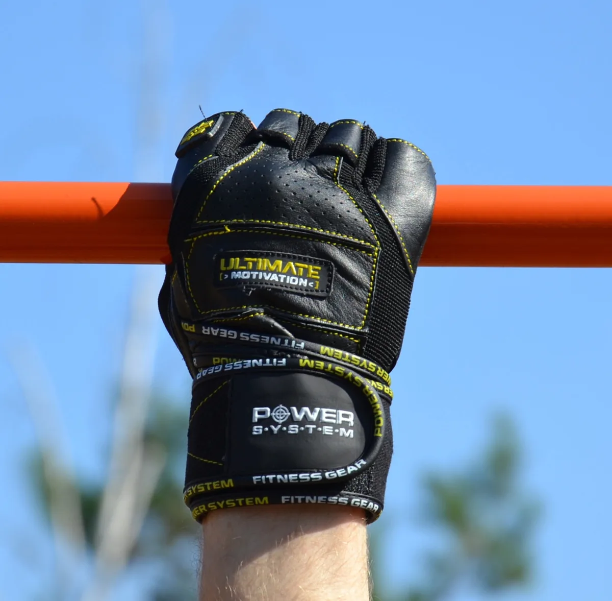 Рукавички Active Point штучна шкіра M чорні