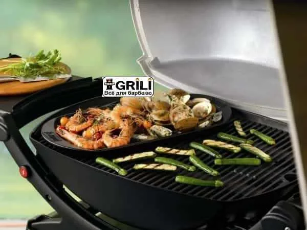 Плита планча Weber керамическая 49х35 см черная