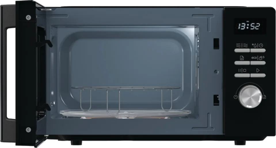 Мікрохвильова піч Gorenje, 20 л, електронне управління, 800 Вт, функція гриля, рідкокристалічний дисплей, 11 автоматичних програм,