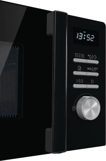 Мікрохвильова піч Gorenje, 20 л, електронне управління, 800 Вт, функція гриля, рідкокристалічний дисплей, 11 автоматичних програм,