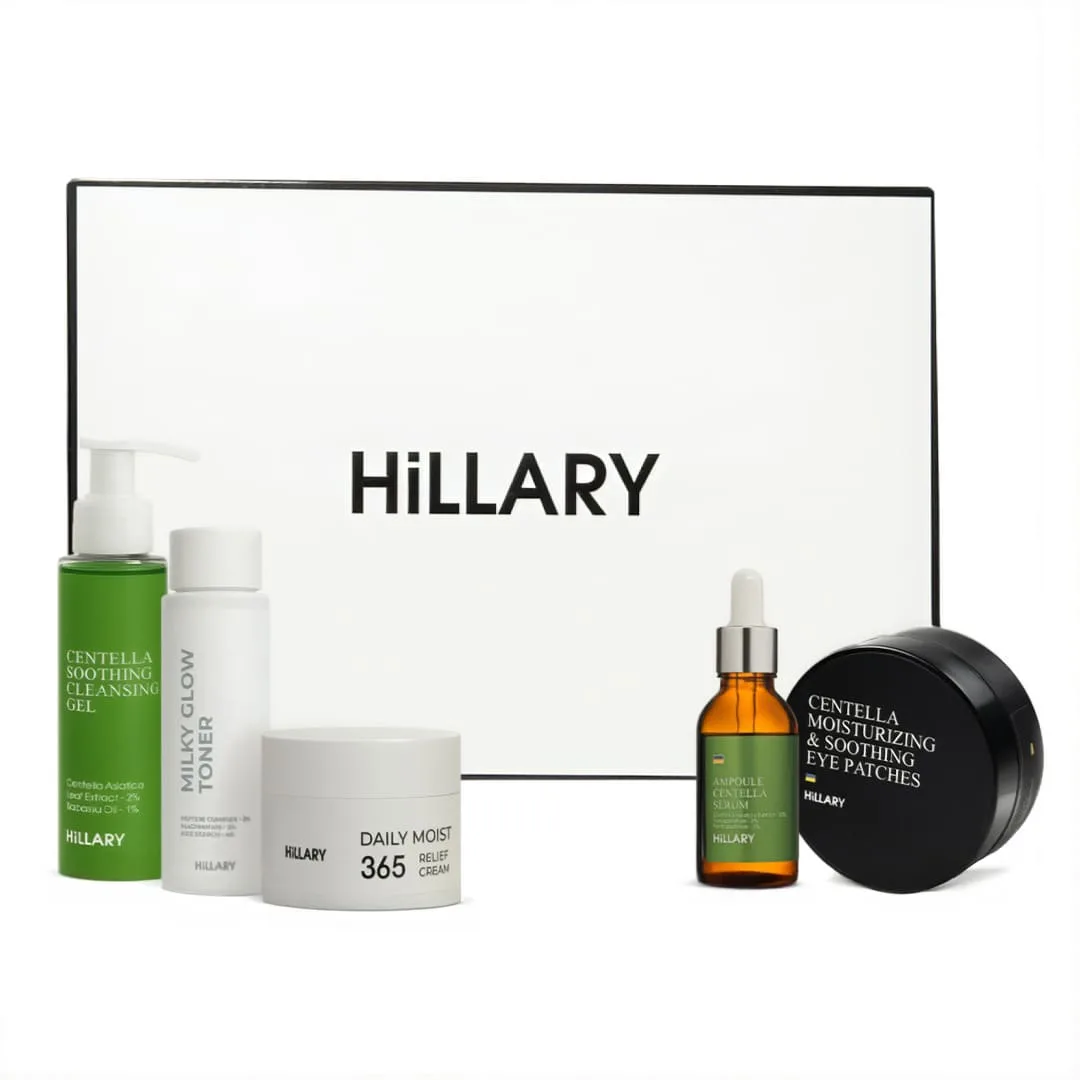 Комплексний б’юті-сет для сухої та нормальної шкіри Hillary Perfect Centella Deep Hydration